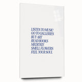 Electric Wall Art: 'Feel Your Soul' Motivational Typography Print