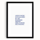 Electric Wall Art: 'Feel Your Soul' Motivational Typography Print