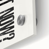 Electric Wall Art: Bold 'Why Not Now?' Motivational Typography Print