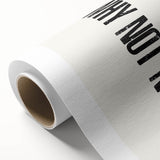 Electric Wall Art: Bold 'Why Not Now?' Motivational Typography Print