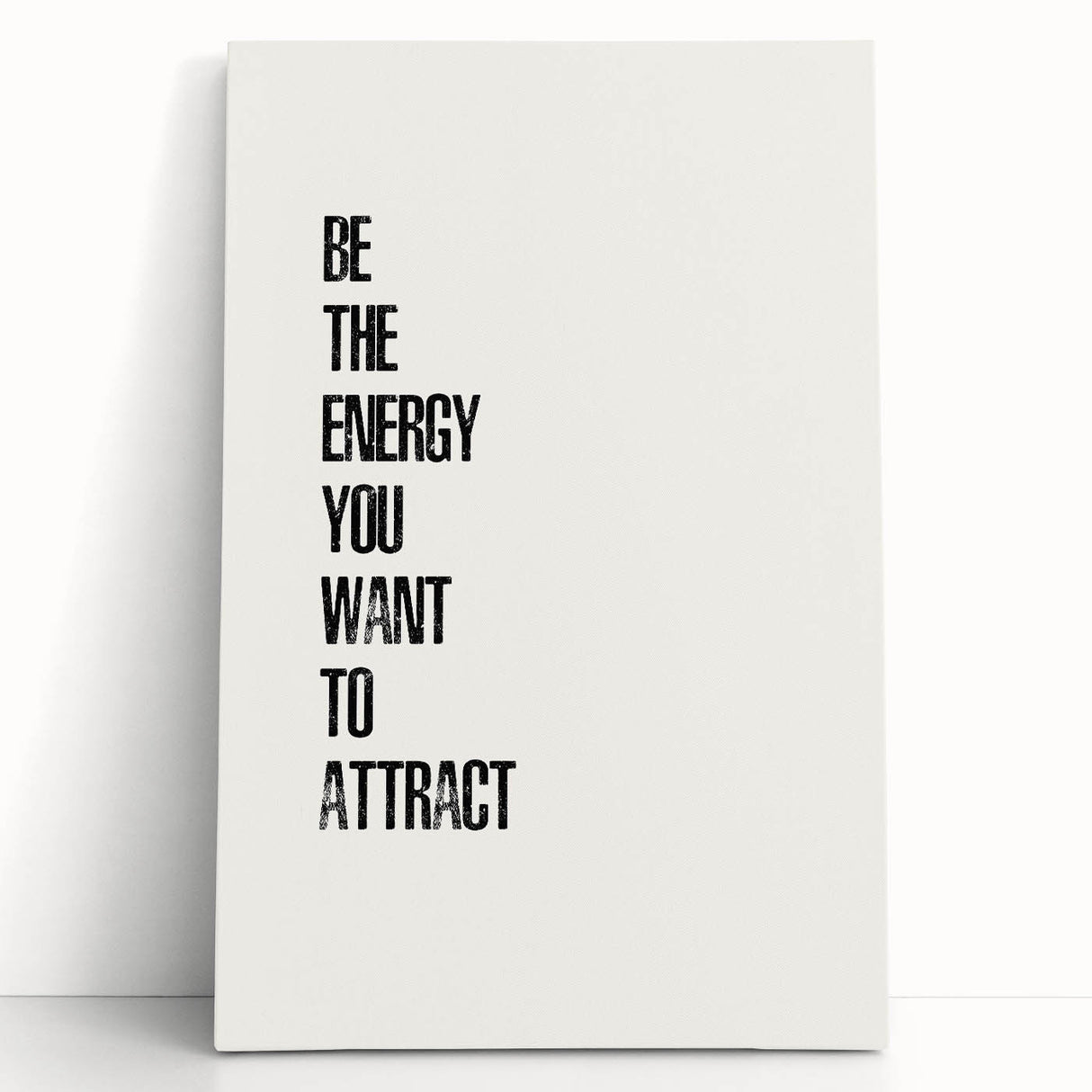 "Electric Wall Art: Motivational 'Be the Energy' Typography Print"