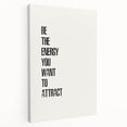 "Electric Wall Art: Motivational 'Be the Energy' Typography Print"