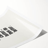 Electric Wall Art: Motivational 'Do Better' Typography for Inspiration