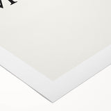 Electric Wall Art: 'Be Your Own Muse' Minimalist Motivational Print