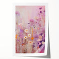 Electric Floral Fantasy Canvas - Abstract Pastel Modern Wall Art Decor
