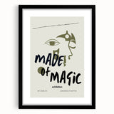 Electric Wall Art: Made of Magic Abstract Modern Art Print