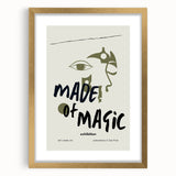 Electric Wall Art: Made of Magic Abstract Modern Art Print