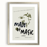 Electric Wall Art: Made of Magic Abstract Modern Art Print