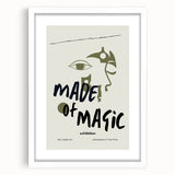 Electric Wall Art: Made of Magic Abstract Modern Art Print