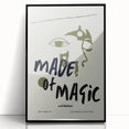 Electric Wall Art: Made of Magic Abstract Modern Art Print