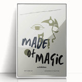 Electric Wall Art: Made of Magic Abstract Modern Art Print