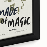 Electric Wall Art: Made of Magic Abstract Modern Art Print