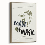 Electric Wall Art: Made of Magic Abstract Modern Art Print