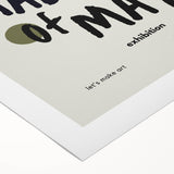 Electric Wall Art: Made of Magic Abstract Modern Art Print