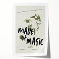 Electric Wall Art: Made of Magic Abstract Modern Art Print