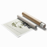 Electric Wall Art: Made of Magic Abstract Modern Art Print