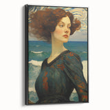 Vibrant Electric Wall Art – Abstract Electric Painting of Ocean Beauty