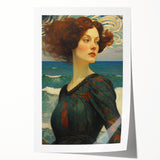 Vibrant Electric Wall Art – Abstract Electric Painting of Ocean Beauty