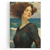 Vibrant Electric Wall Art – Abstract Electric Painting of Ocean Beauty