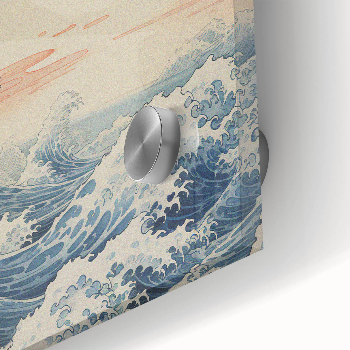 Electric Ocean Waves Wall Art – Abstract Vibrant Electric Art Print