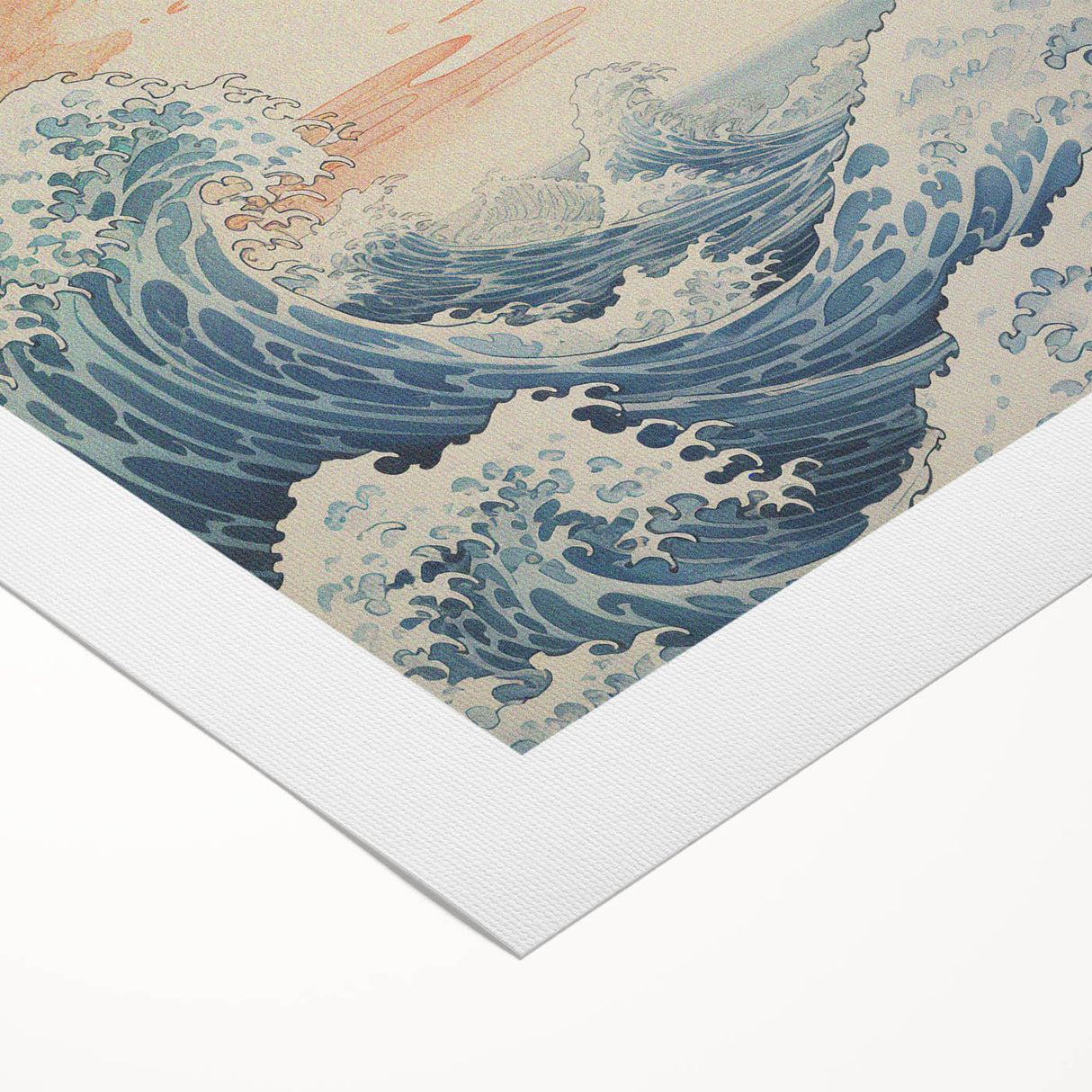 Electric Ocean Waves Wall Art – Abstract Vibrant Electric Art Print