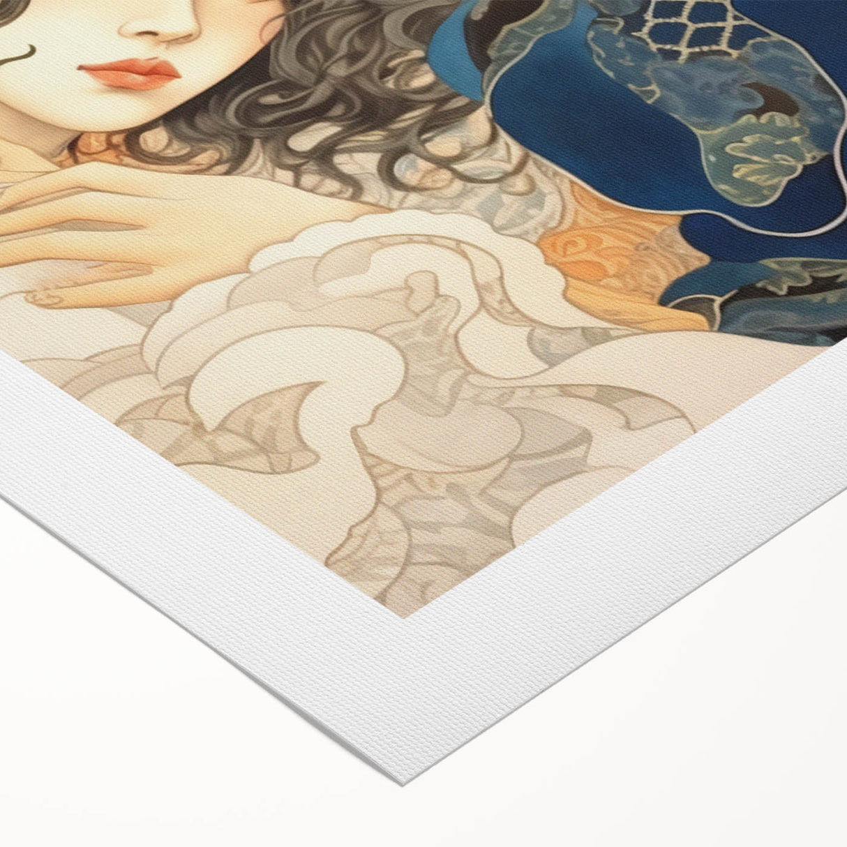 Electric Art Canvas – Vibrant Abstract Electric Painting of Dreamy Figures