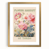 Electric Wall Art – Vibrant Flower Market of Tokyo Electric Art Print