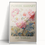 Electric Wall Art – Vibrant Flower Market of Tokyo Electric Art Print