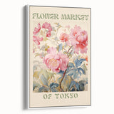 Electric Wall Art – Vibrant Flower Market of Tokyo Electric Art Print
