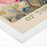 Electric Wall Art – Vibrant Flower Market of Tokyo Electric Art Print