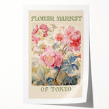 Electric Wall Art – Vibrant Flower Market of Tokyo Electric Art Print