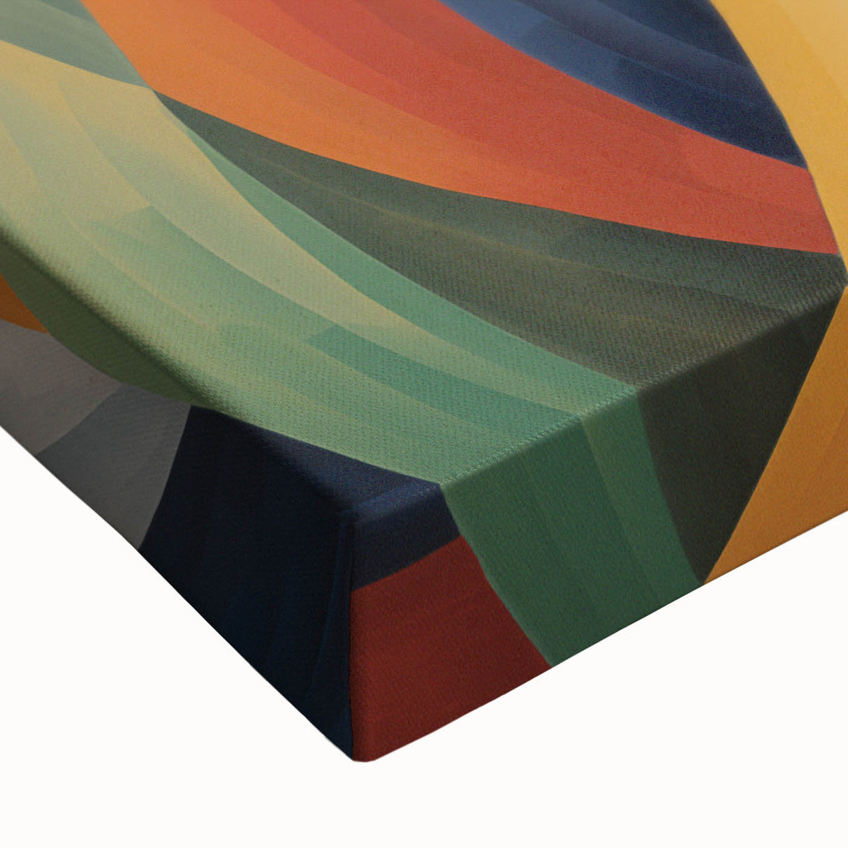 Electric Wall Art – Vibrant Abstract Painting of Colorful Flowing Figures