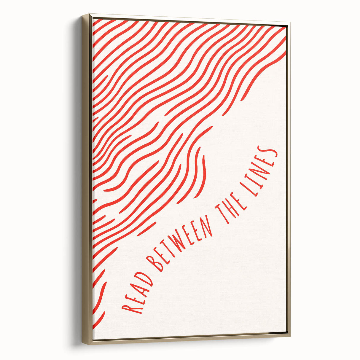 Electric Wall Art – Modern Abstract Electric Print with Red Line Art