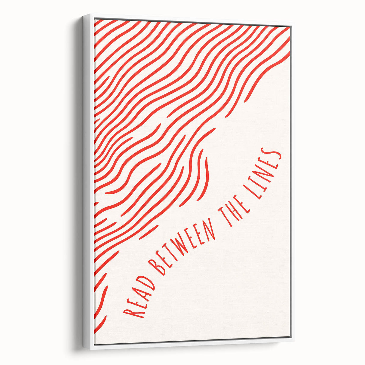 Electric Wall Art – Modern Abstract Electric Print with Red Line Art
