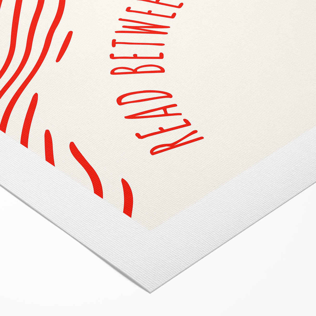 Electric Wall Art – Modern Abstract Electric Print with Red Line Art
