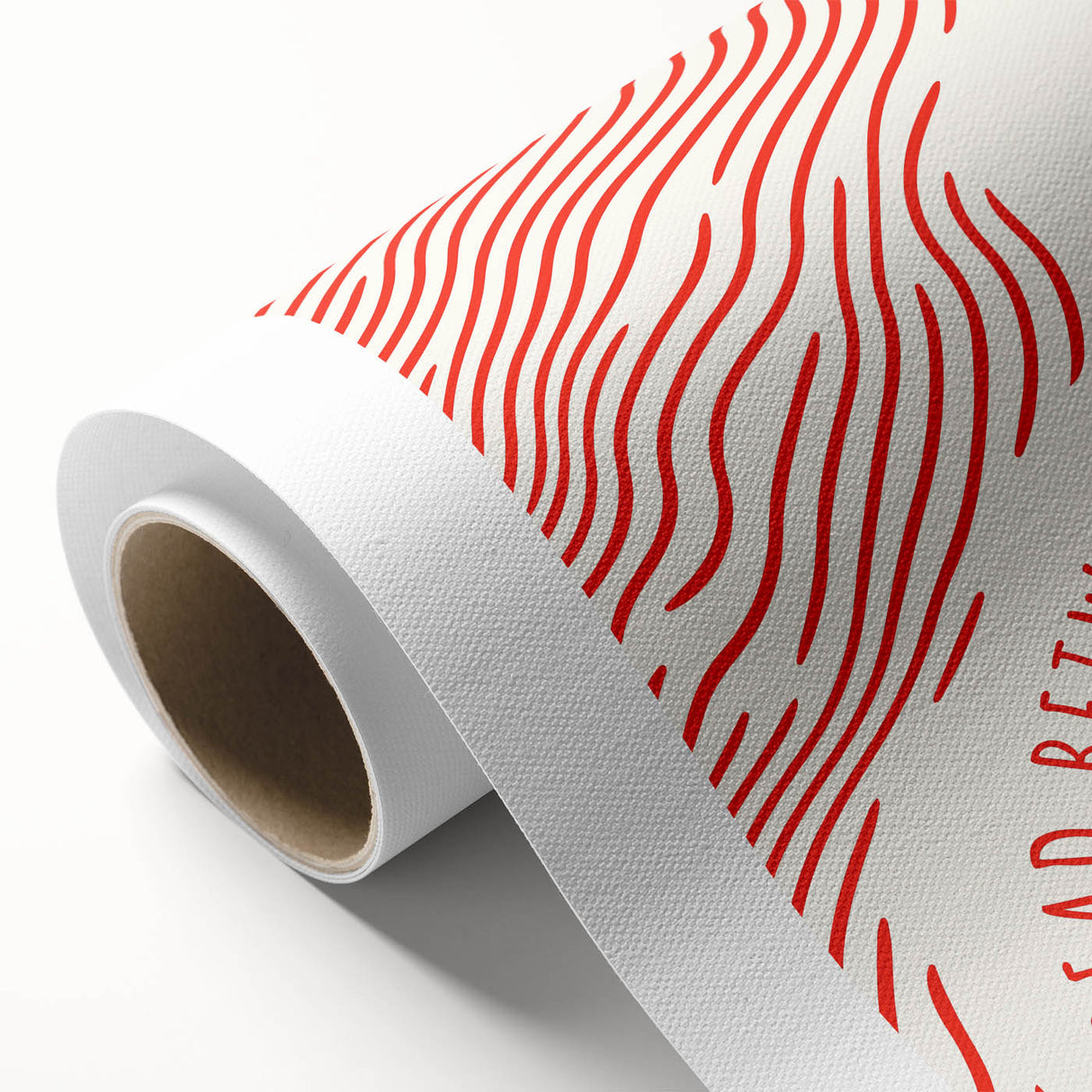 Electric Wall Art – Modern Abstract Electric Print with Red Line Art