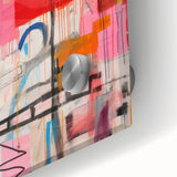 Abstract Electric Pop Art Canvas - Vibrant Modern Wall Art Decor