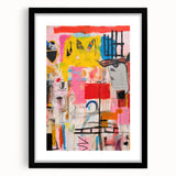 Abstract Electric Pop Art Canvas - Vibrant Modern Wall Art Decor