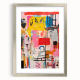 Abstract Electric Pop Art Canvas - Vibrant Modern Wall Art Decor