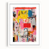 Abstract Electric Pop Art Canvas - Vibrant Modern Wall Art Decor