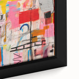 Abstract Electric Pop Art Canvas - Vibrant Modern Wall Art Decor