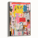 Abstract Electric Pop Art Canvas - Vibrant Modern Wall Art Decor