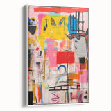 Abstract Electric Pop Art Canvas - Vibrant Modern Wall Art Decor