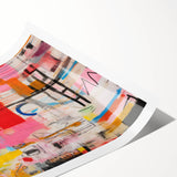 Abstract Electric Pop Art Canvas - Vibrant Modern Wall Art Decor