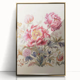 Electric Floral Wall Art – Vibrant Peony and Butterfly Electric Art Print