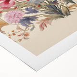 Electric Floral Wall Art – Vibrant Peony and Butterfly Electric Art Print