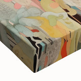 Electric Wall Art – Vibrant Abstract Floral Mask Electric Art Print