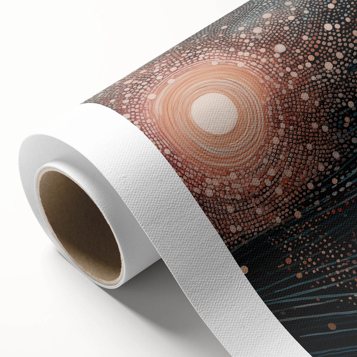 Electric Wall Art – Abstract Cosmic Light and Waves Electric Art Print