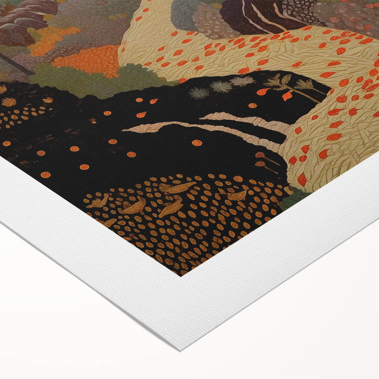 Electric Wall Art – Vibrant Autumn Landscape with Silhouette Electric Print