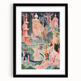 Electric Wall Art – Surreal Fantasy Landscape with Figures Electric Print